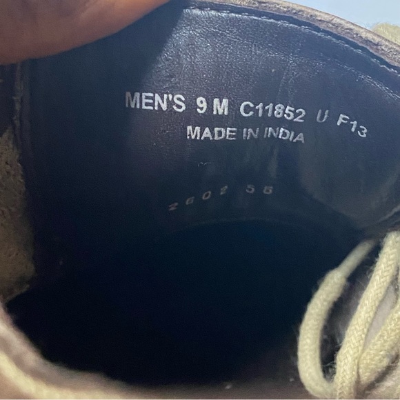 Men Cole haan brown distressed leather loafers size 9M (b42) - Picture 6 of 8